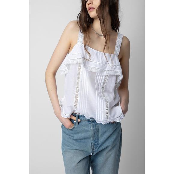 NEW ZADIG & VOLTAIRE cya tomboy tank top in judo - Picture 1 of 3